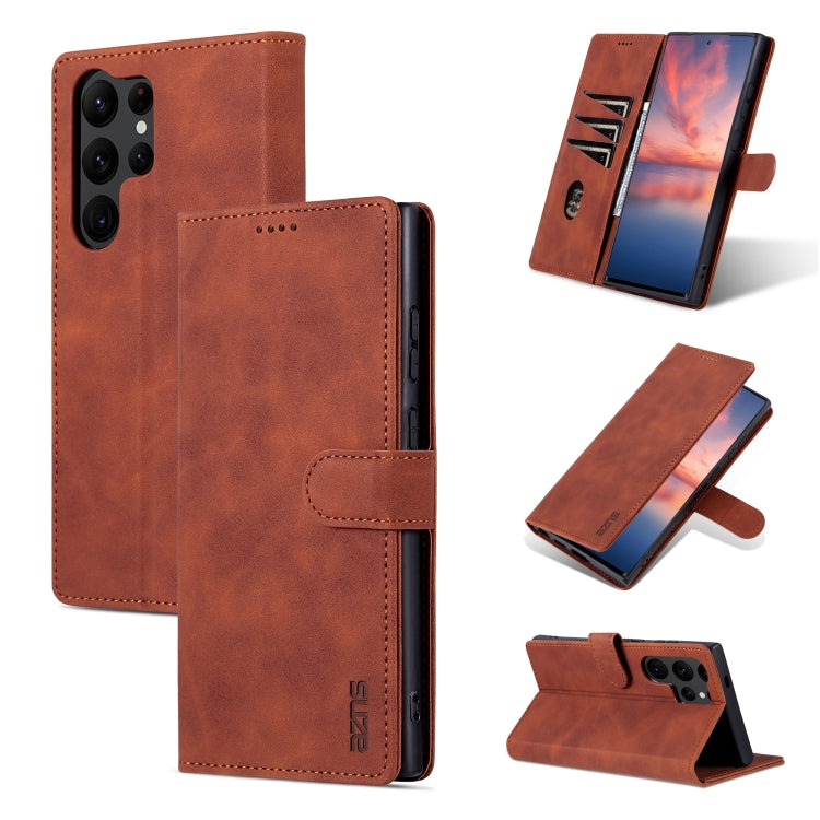 AZNS Skin Feel Calf Texture Flip Leather Phone Case, For Samsung Galaxy A35 5G, For Samsung Galaxy A24 4G / A25, For Samsung Galaxy S24 Ultra 5G, For Samsung Galaxy A55 5G