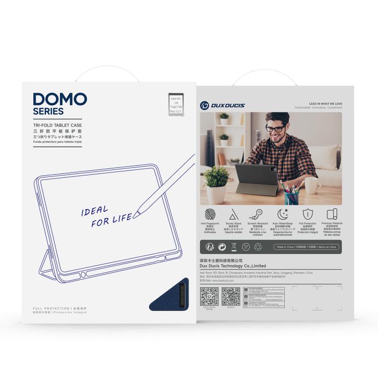 DUX DUCIS Domo Series Magnetic Flip Leather Tablet Case, For Lenovo Yoga Tab Plus, For Lenovo Tab P12 12.7 2023