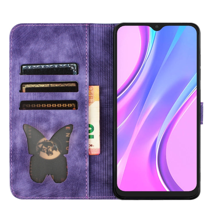 Butterfly Cat Embossing Flip Leather Phone Case, For Xiaomi Redmi Note 8 Pro