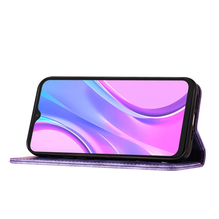 Butterfly Cat Embossing Flip Leather Phone Case, For Xiaomi Redmi Note 8 Pro