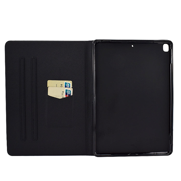 TPU Electric Pressed Horizontal Flip Leather Case with Holder & Card Slot & Sleep / Wake-up Function, For iPad 10.2 / 10.5 / iPad Air 10.5 2019, For iPad Air / Air 2  / iPad 9.7 2017 / 2018, For iPad Pro 11 2020 / 2018...