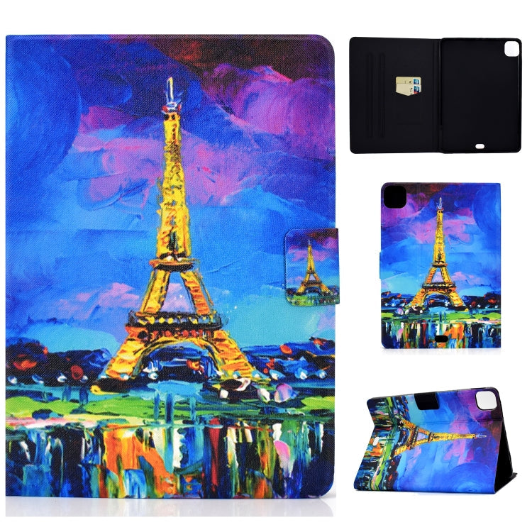 TPU Electric Pressed Horizontal Flip Leather Case with Holder & Card Slot & Sleep / Wake-up Function, For iPad 10.2 / 10.5 / iPad Air 10.5 2019, For iPad Air / Air 2  / iPad 9.7 2017 / 2018, For iPad Pro 11 2020 / 2018...