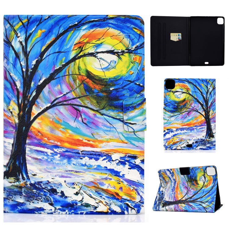 TPU Electric Pressed Horizontal Flip Leather Case with Holder & Card Slot & Sleep / Wake-up Function, For iPad 10.2 / 10.5 / iPad Air 10.5 2019, For iPad Air / Air 2  / iPad 9.7 2017 / 2018, For iPad Pro 11 2020 / 2018...
