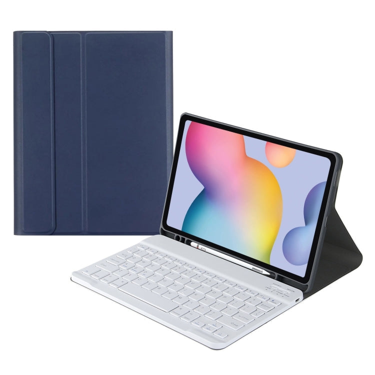 Square Cap Bluetooth Keyboard Leather Case with Pen Slot, For Samsung Galaxy Tab S9 FE+, For Samsung Galaxy Tab A9+, For Samsung Galaxy Tab S9 FE, For Samsung Galaxy Tab A9