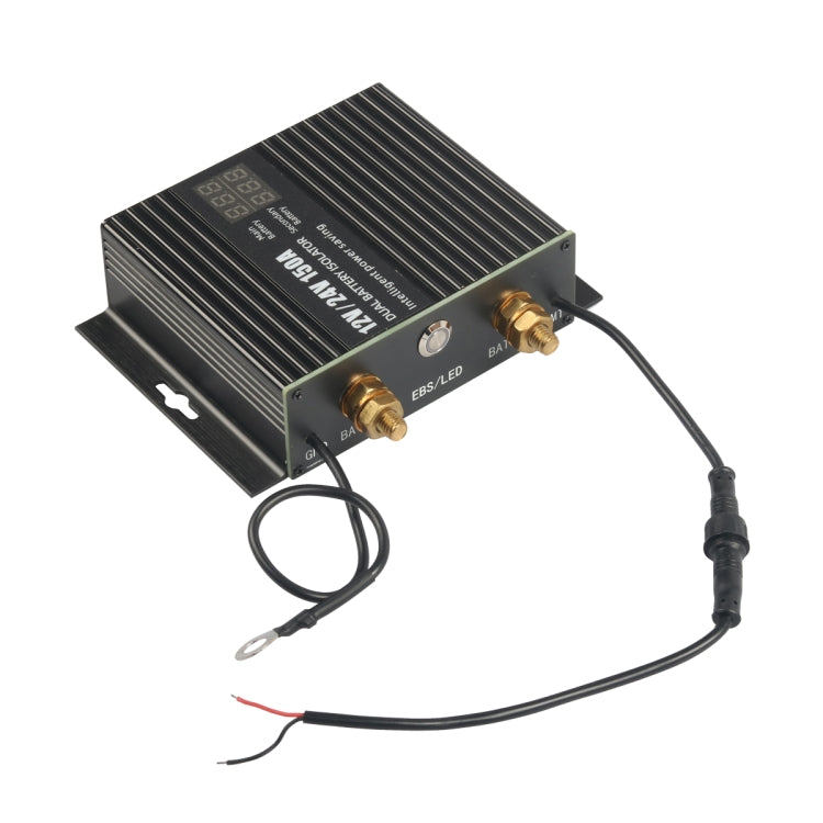 A8678 80-150A 12V Car Yacht RV Smart Dual Battery Isolation Controller, A8678
