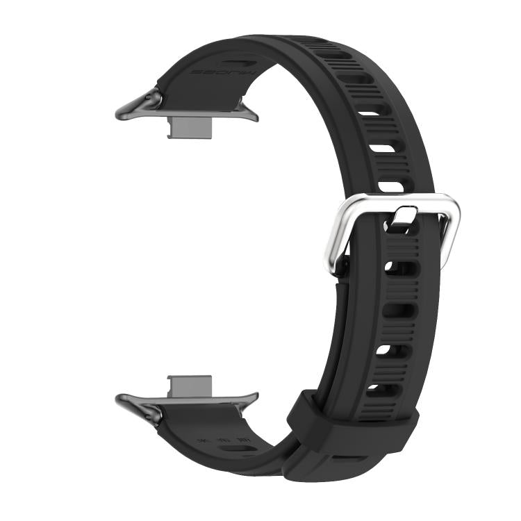 Mijobs Flat Hole Breathable Silicone Watch Band, For Redmi Watch 6 / 5 / Xiaomi Band 9 Pro