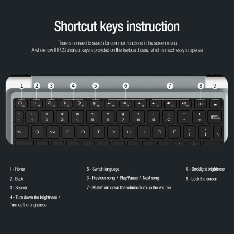 Nillkin Backlit Version Bumper Combo Keyboard Case, For Samsung Galaxy Tab S9 / S9 5G, For Samsung Galaxy Tab S9+ / S9+ 5G