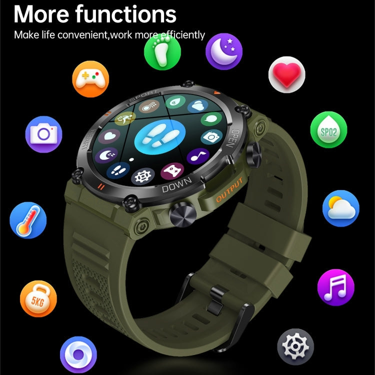 K56 Pro 1.39 inch Smart Steel Strap Wristband Support Heart Rate Monitoring / Blood Pressure Monitoring, Steel Strap (Black Milanese), Steel Strap (Black Three Strains), Steel Strap (Black Bamboo Joint)