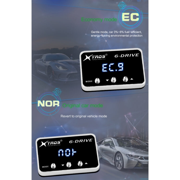 TROS TS-6Drive Potent Booster Electronic Throttle Controller, For Suzuki Jimny 2019+, For Mitsubishi Mirage 2017+, For Hyundai Genesis Coupe 2009-2020, For Hyundai Sonata 2015-2019, For Proton X70