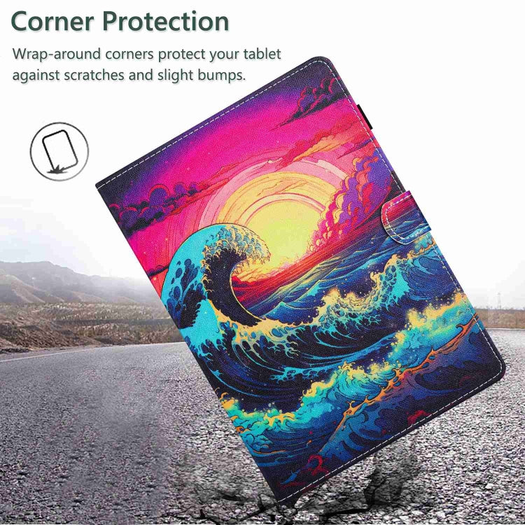 Painted Pattern Stitching Smart Leather Tablet Case, For iPad 10th Gen 10.9 2022, For iPad mini 2024 / mini 6, For iPad 11 Pro 2024 / 2020 / Air 4 10.9, For iPad 10.2 2020 / 2019