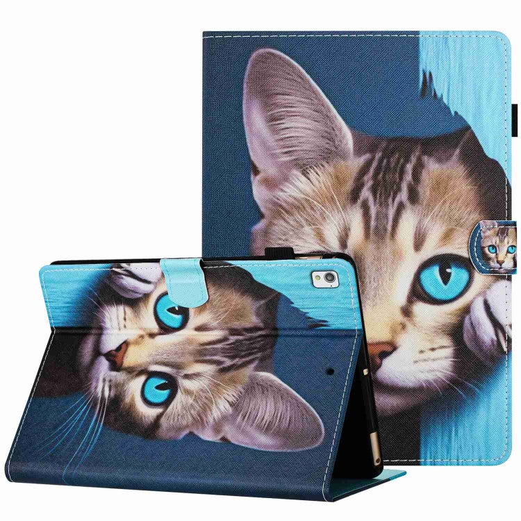 Painted Pattern Stitching Smart Leather Tablet Case, For iPad 10th Gen 10.9 2022, For iPad mini 2024 / mini 6, For iPad 11 Pro 2024 / 2020 / Air 4 10.9, For iPad 10.2 2020 / 2019