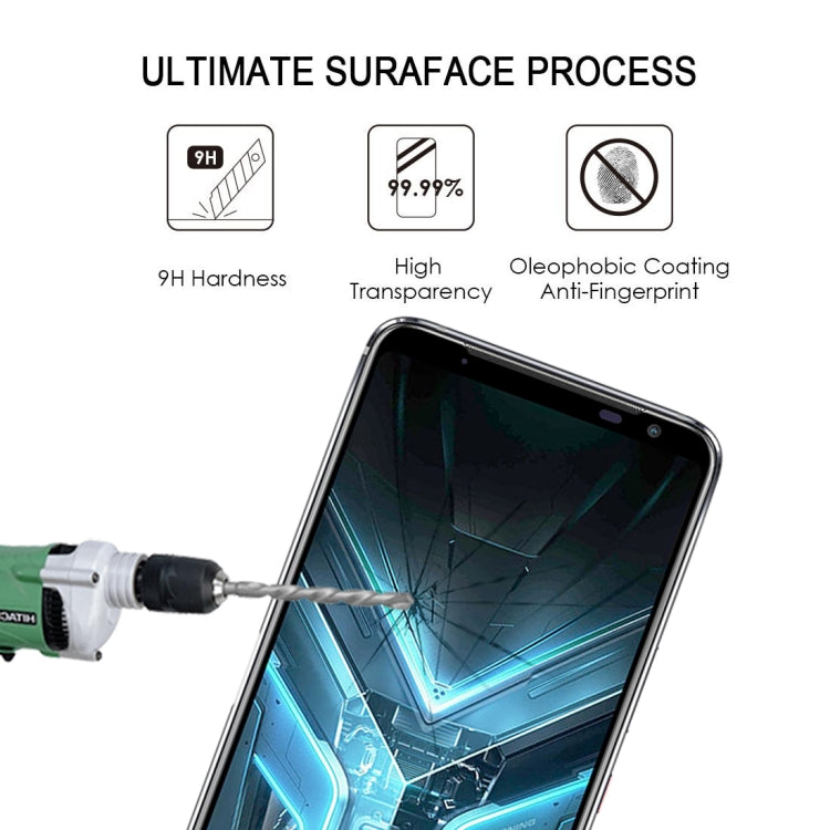 Full Glue Full Screen Tempered Glass Film, For Asus Rog Phone 3