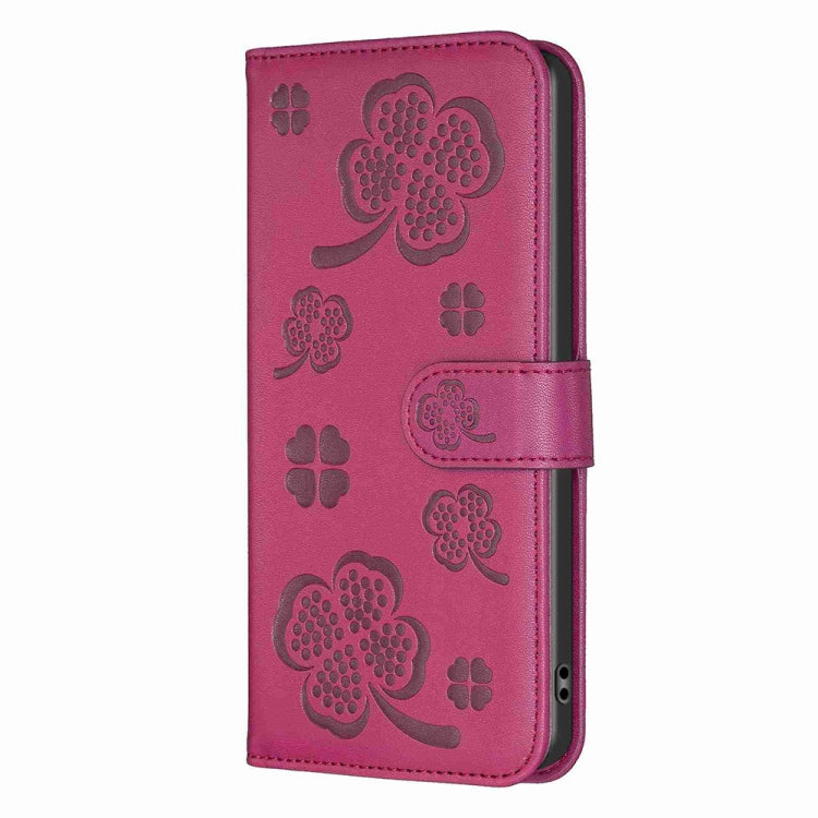 Four-leaf Embossed Leather Phone Case, For Xiaomi Redmi Note 8, For Xiaomi Redmi Note 8 Pro