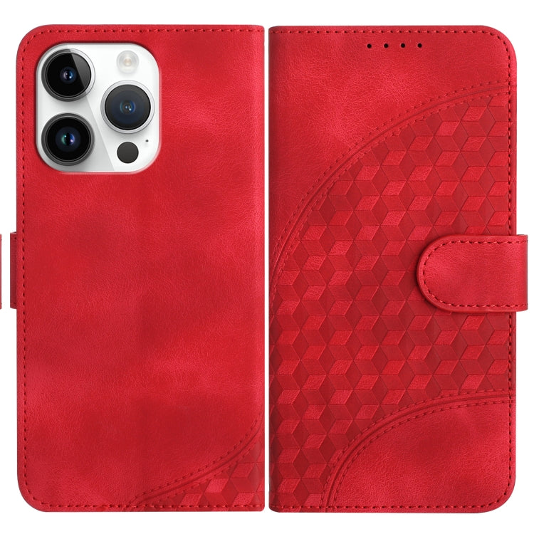 YX0060 Elephant Head Embossed Phone Leather Case with Lanyard, For iPhone 13 Pro Max, For iPhone 13 Pro, For iPhone 13