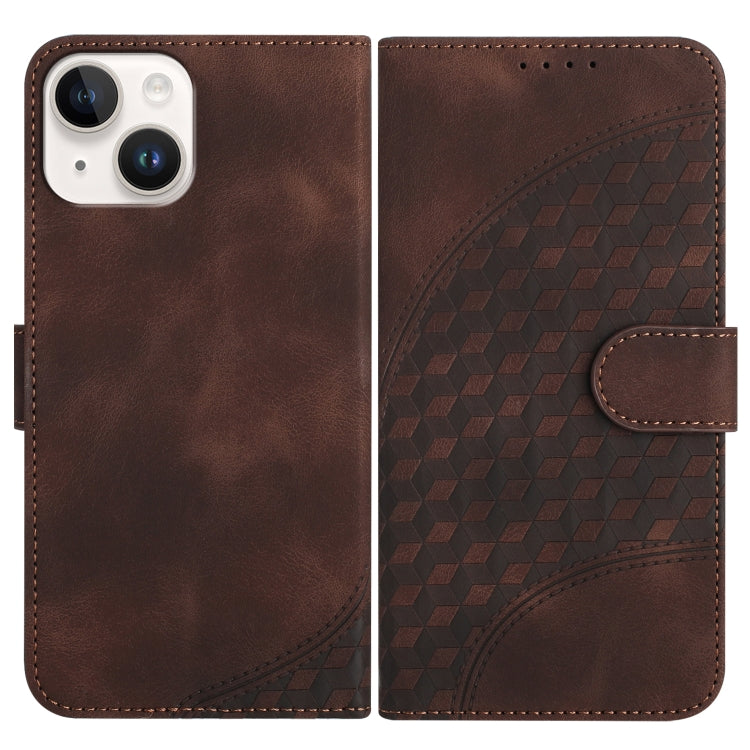 YX0060 Elephant Head Embossed Phone Leather Case with Lanyard, For iPhone 13 Pro Max, For iPhone 13 Pro, For iPhone 13