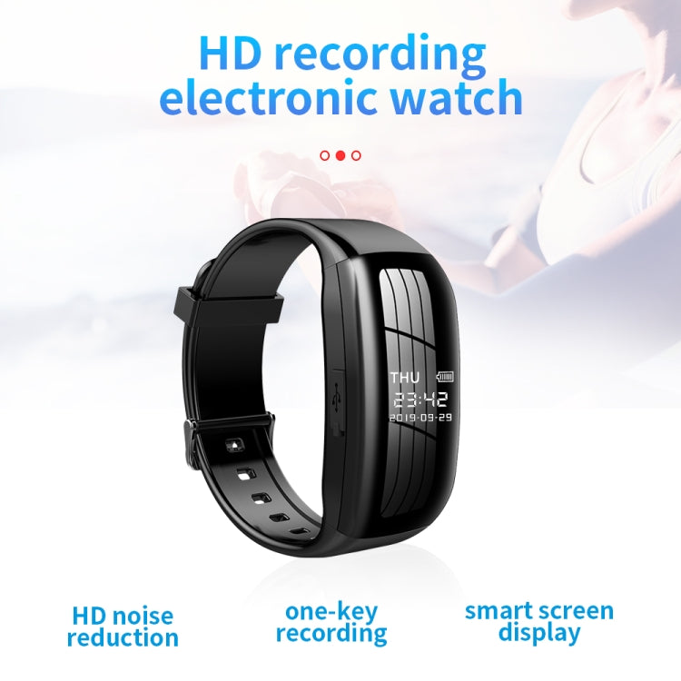 JNN C5 HD Noise Reduction Smart Recording Electronic Bracelet, 8GB, 16GB, 32GB, 64GB, 128GB, 256GB