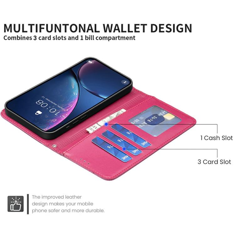 Four-leaf Embossed Leather Phone Case, For iPhone 17 Pro Max, For iPhone 17 Pro, For iPhone 17, For iPhone Air