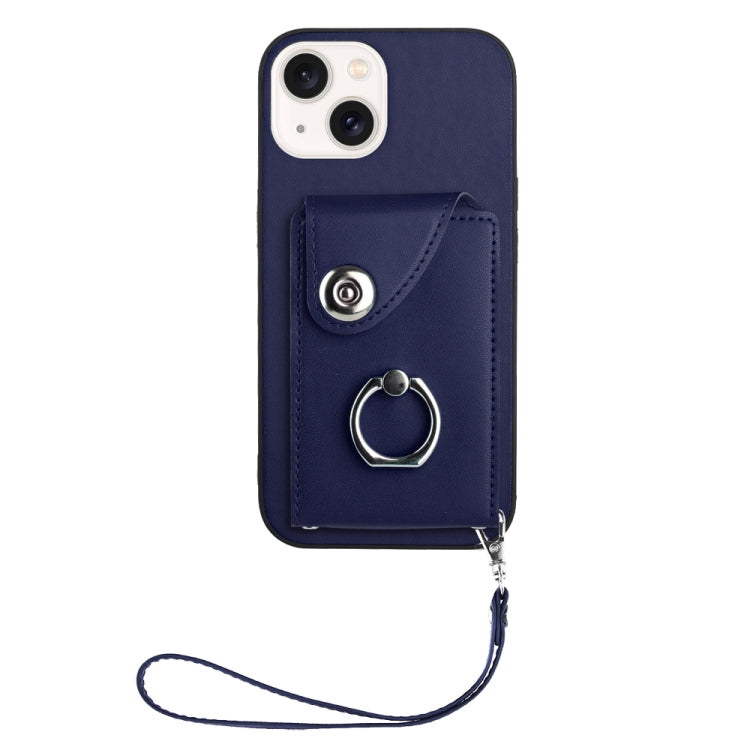 Organ Card Bag Ring Holder PU Phone Case with Lanyard, For iPhone 13 mini, For iPhone 12, For iPhone 12 Pro Max, For iPhone 12 Pro