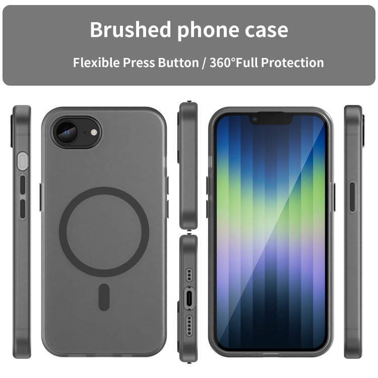 MagSafe Frosted Translucent TPU + PC Full Coverage Phone Case, For iPhone 17e / 16e, For iPhone 17 Pro Max, For iPhone 17 Pro