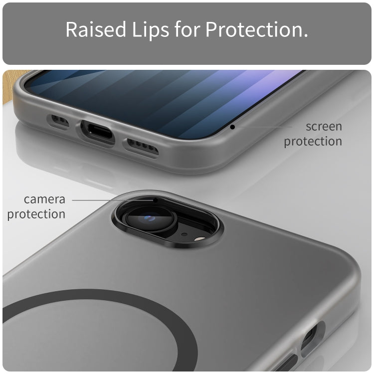 MagSafe Frosted Translucent TPU + PC Full Coverage Phone Case, For iPhone 17e / 16e, For iPhone 17 Pro Max, For iPhone 17 Pro