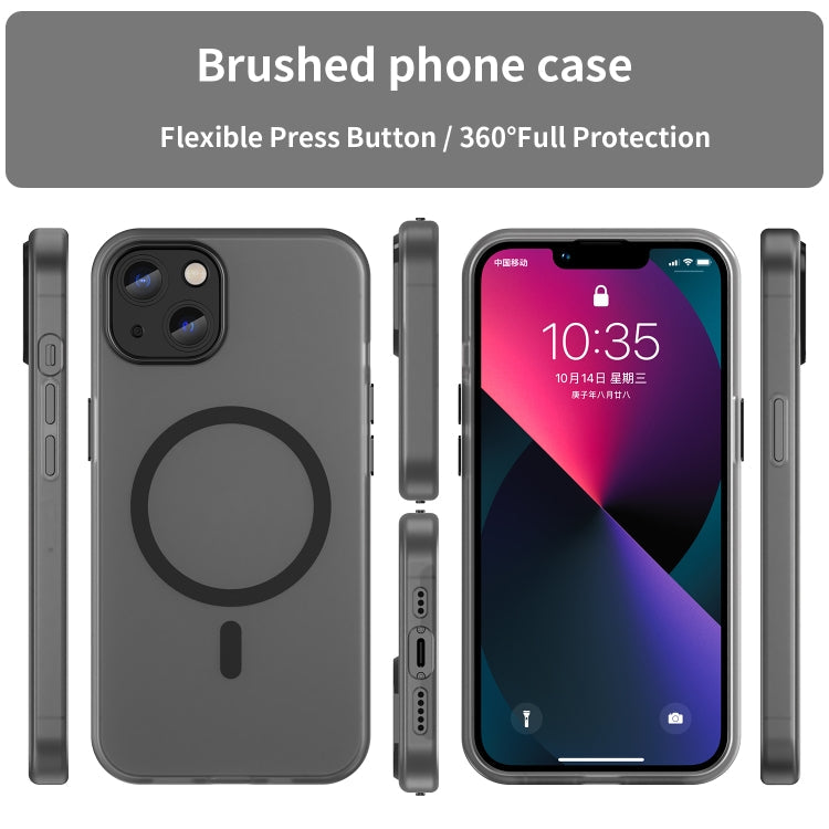 MagSafe Frosted Translucent TPU + PC Full Coverage Phone Case, For iPhone 11 Pro Max, For iPhone 11