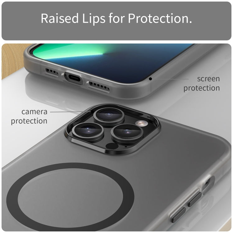 MagSafe Frosted Translucent TPU + PC Full Coverage Phone Case, For iPhone 11 Pro