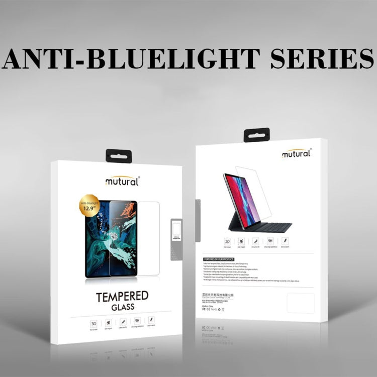 Mutural 9H Anti Blue-ray Tempered Glass Film, For iPad 10.2 2019, For iPad Pro 11 2018/2020, For iPad Pro 12.9 2018/2020