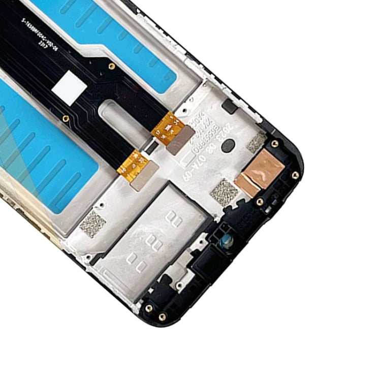 LCD Screen Digitizer Full Assembly with Frame, For ZTE Blade A73 5G, For ZTE Blade A73 4G 7060, For ZTE Blade A72 5G 7540N, For ZTE Blade V40 Vita 8045, For ZTE Blade A72 4G A7040, For ZTE Blade A52 4G