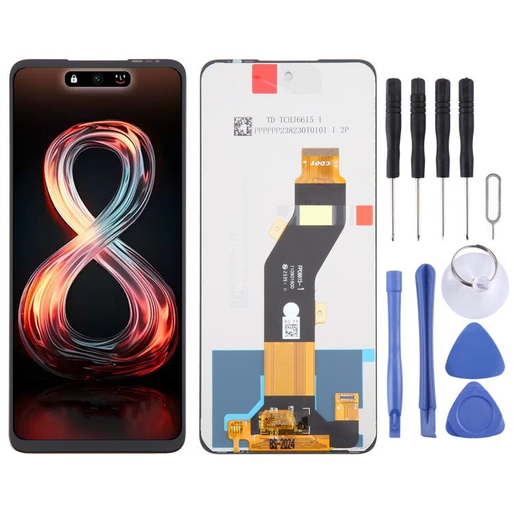 OEM LCD Screen with Digitizer Full Assembly, For Infinix Hot 40 X6836, For Infinix Hot 40i X6528B, For Infinix Smart 8 X6525, For Infinix Zero 30 4G X6731B, For Infinix Zero 30 5G X6731, For Infinix GT 10 Pro X6739, For Infinix Hot 30 5G X6832...