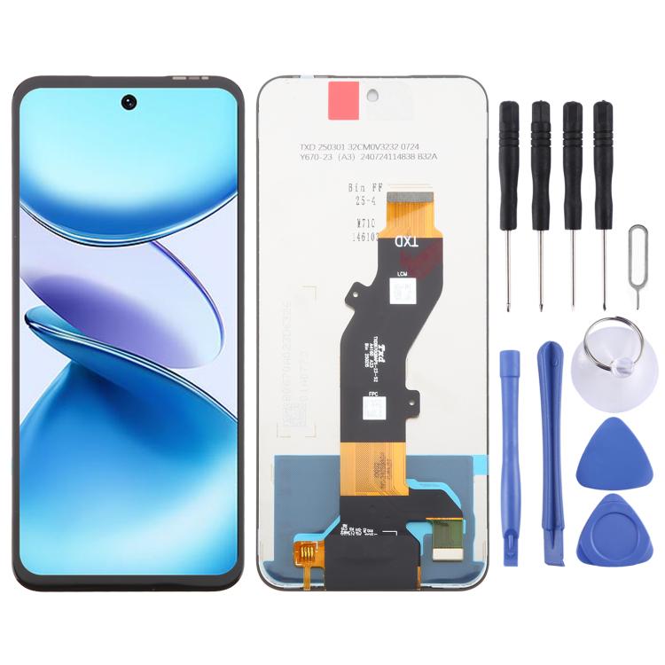 OEM LCD Screen with Digitizer Full Assembly, For Infinix GT 30 5G X6876, For Infinix Hot 60 5G X6726, For Infinix Hot 60 Pro 4G X6885, For Infinix Smart 10 Plus 4G X6725B, For Infinix Smart 10 4G X6725, For Infinix GT 30 Pro 5G X6873...