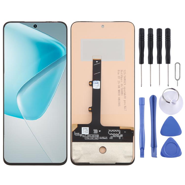 OEM LCD Screen with Digitizer Full Assembly, For Infinix GT 30 5G X6876, For Infinix Hot 60 5G X6726, For Infinix Hot 60 Pro 4G X6885, For Infinix Smart 10 Plus 4G X6725B, For Infinix Smart 10 4G X6725, For Infinix GT 30 Pro 5G X6873...