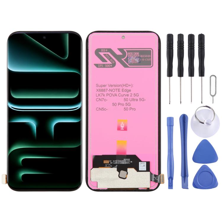 OEM LCD Screen with Digitizer Full Assembly, For Infinix GT 30 5G X6876, For Infinix Hot 60 5G X6726, For Infinix Hot 60 Pro 4G X6885, For Infinix Smart 10 Plus 4G X6725B, For Infinix Smart 10 4G X6725, For Infinix GT 30 Pro 5G X6873...