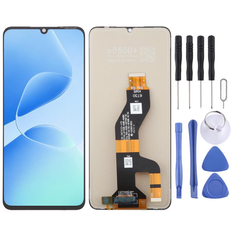OEM LCD Screen with Digitizer Full Assembly, For Infinix GT 30 5G X6876, For Infinix Hot 60 5G X6726, For Infinix Hot 60 Pro 4G X6885, For Infinix Smart 10 Plus 4G X6725B, For Infinix Smart 10 4G X6725, For Infinix GT 30 Pro 5G X6873...