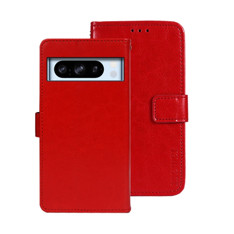 idewei Crazy Horse Texture Leather Phone Case, For Google Pixel 9a, For Google Pixel 8a, For Google Pixel 8 Pro
