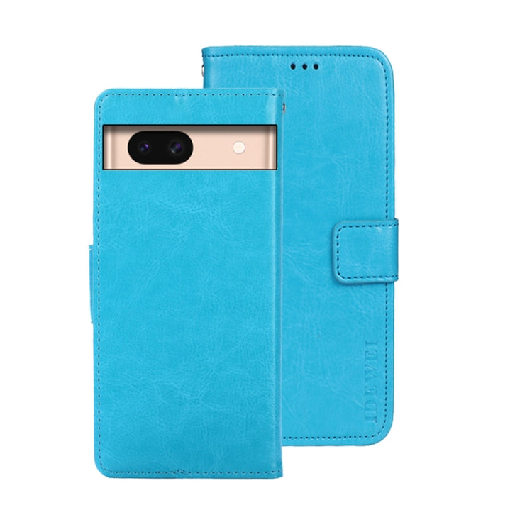 idewei Crazy Horse Texture Leather Phone Case, For Google Pixel 9a, For Google Pixel 8a, For Google Pixel 8 Pro