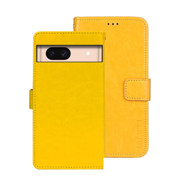 idewei Crazy Horse Texture Leather Phone Case, For Google Pixel 9a, For Google Pixel 8a, For Google Pixel 8 Pro