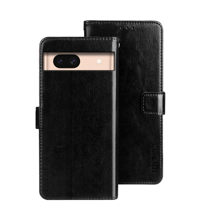 idewei Crazy Horse Texture Leather Phone Case, For Google Pixel 9a, For Google Pixel 8a, For Google Pixel 8 Pro