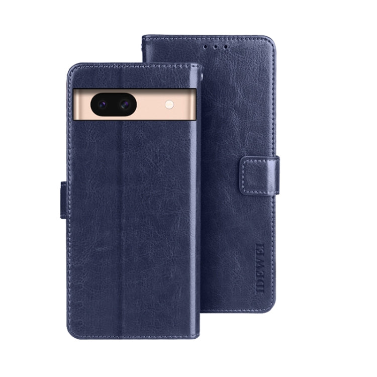 idewei Crazy Horse Texture Leather Phone Case, For Google Pixel 9a, For Google Pixel 8a, For Google Pixel 8 Pro