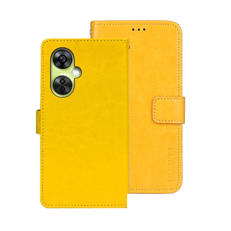 idewei Crazy Horse Texture Leather Phone Case, For OnePlus Nord CE 3 Lite