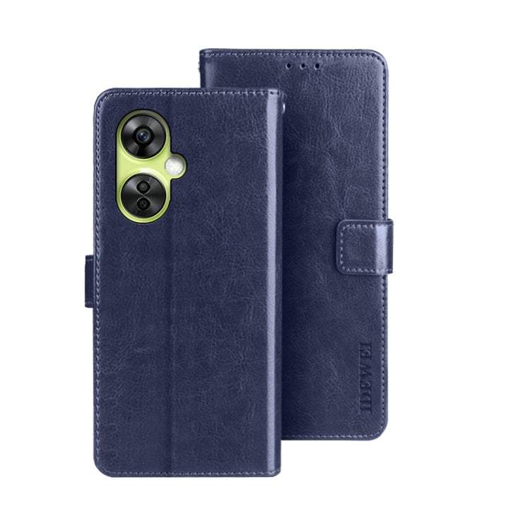 idewei Crazy Horse Texture Leather Phone Case, For OnePlus Nord CE 3 Lite