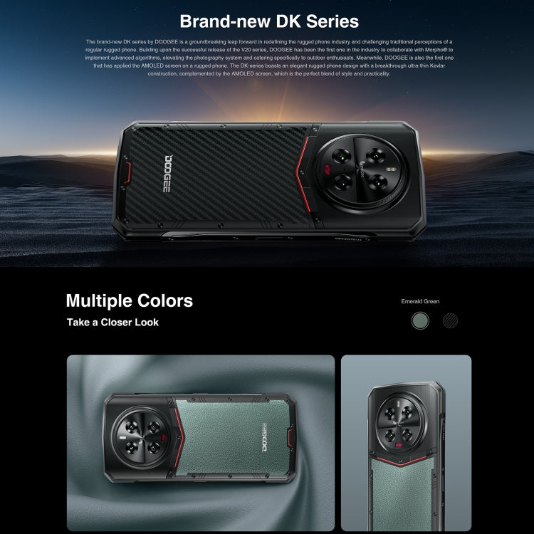 DOOGEE DK10 5G, Quad Cameras, Side Fingerprint, 6.67 inch Android 13 Dimensity 8020 Octa Core 2.6GHz, Network: 5G, OTG, NFC, Support Google Pay, 12GB+512GB