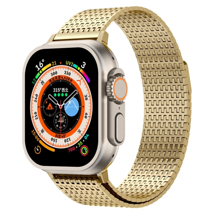 Milanese Loop Magnetic Clasp Stainless Steel Watch Band, For Apple Watch SE 2023 44mm, For Apple Watch SE 2023 40mm, For Apple Watch Ultra 2 49mm, For Apple Watch Series 9 45mm, For Apple Watch Series 9 41mm, For Apple Watch Ultra 49mm