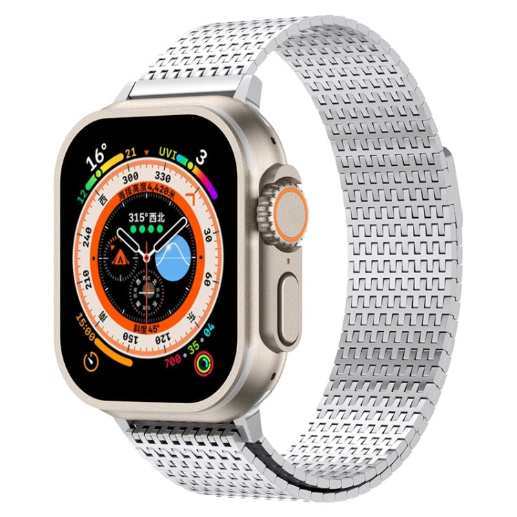 Milanese Loop Magnetic Clasp Stainless Steel Watch Band, For Apple Watch Series 8 41mm, For Apple Watch Series 8 45mm, For Apple Watch SE 2022 40mm, For Apple Watch SE 2022 44mm, For Apple Watch Series 7 41mm, For Apple Watch Series 7 45mm