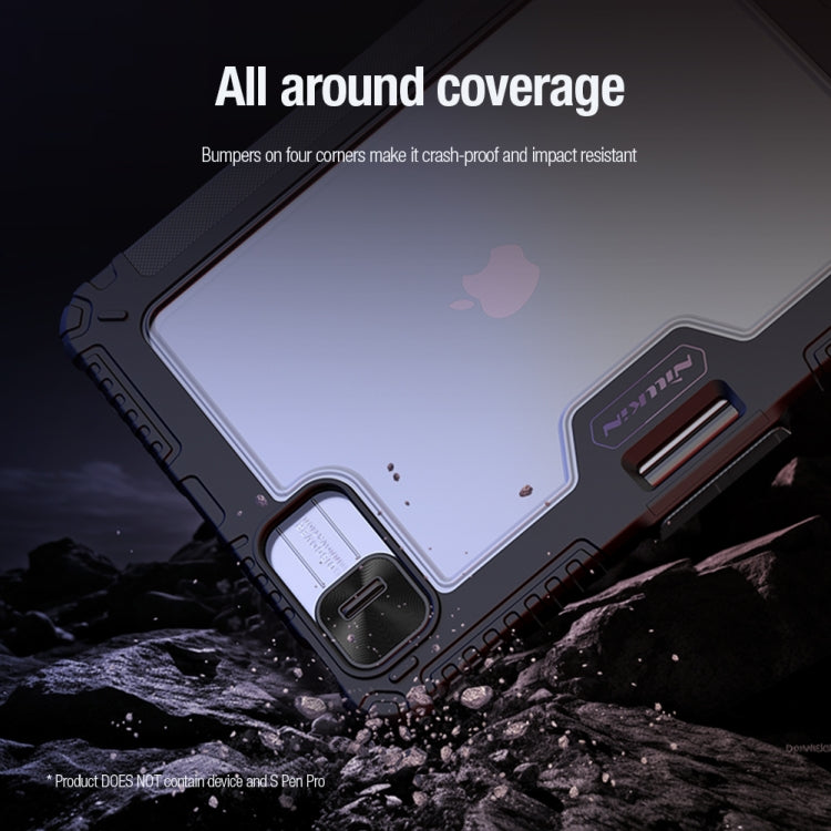 NILLKIN Bumper Pro Multi-angle Folding Style Tablet Leather Case, For iPad Pro 13 2025 / 2024, For iPad Pro 11 2025 / 2024