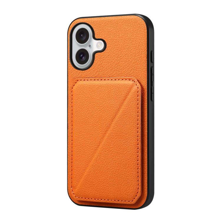 D04 Calf Texture Dual Card Slot Holder Phone Case, For iPhone 17 Pro Max, For iPhone 17 Pro, For iPhone 17, For iPhone Air, For iPhone 7 / 8 / SE 2022, For iPhone 16 Pro Max