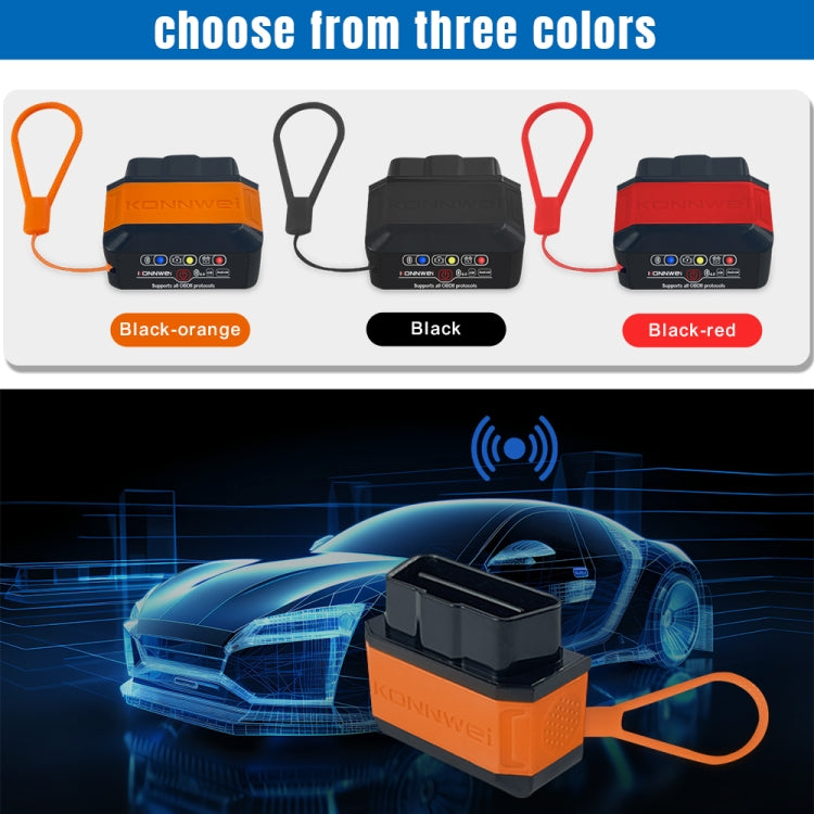 KONNWEI KW906 Bluetooth 5.0 Car OBD2 Scanner Support Android & iOS, KW906