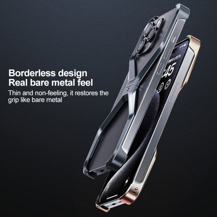 Frameless X-shaped Metal Phone Case, For iPhone 15 Pro Max, For iPhone 15 Pro, For iPhone 15, For iPhone 13 / 14, For iPhone 13 Pro / 14 Pro, For iPhone 13 Pro Max / 14 Pro Max
