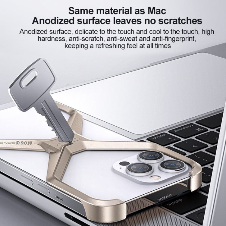 Frameless X-shaped Metal Phone Case, For iPhone 15 Pro Max, For iPhone 15 Pro, For iPhone 15, For iPhone 13 / 14, For iPhone 13 Pro / 14 Pro, For iPhone 13 Pro Max / 14 Pro Max