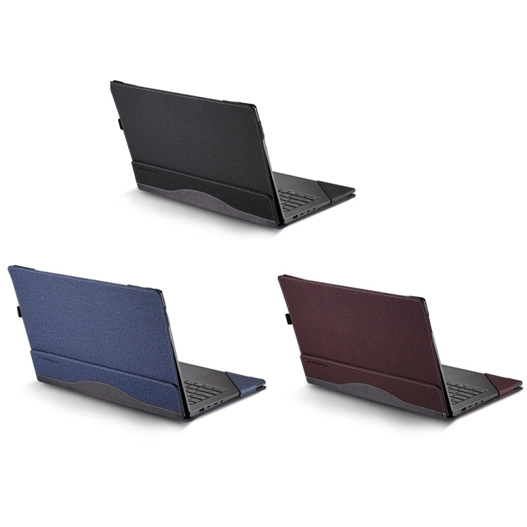 Leather Laptop Shockproof Protective Case, For HP Spectre X360 13 inch 13-ae / 13-ap, For HP Envy X360 13 inch 13-bf / 13t-bf, For HP Spectre X360 14 inch 14-ea / 14-ef, For HP Envy Laptop 14 inch 14t-eb / 14-eb, For HP Envy 16 inch 16-h...