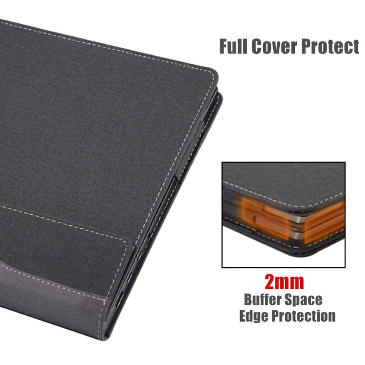 Leather Laptop Shockproof Protective Case, For HP Spectre X360 13 inch 13-ae / 13-ap, For HP Envy X360 13 inch 13-bf / 13t-bf, For HP Spectre X360 14 inch 14-ea / 14-ef, For HP Envy Laptop 14 inch 14t-eb / 14-eb, For HP Envy 16 inch 16-h...